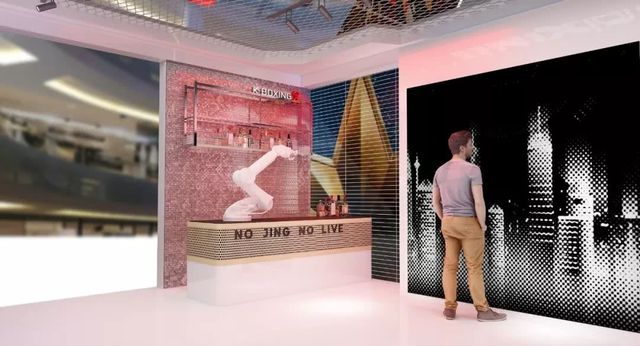 史上最有劲快闪店空降环球港！与漫威英雄合影、机械臂调酒，超酷