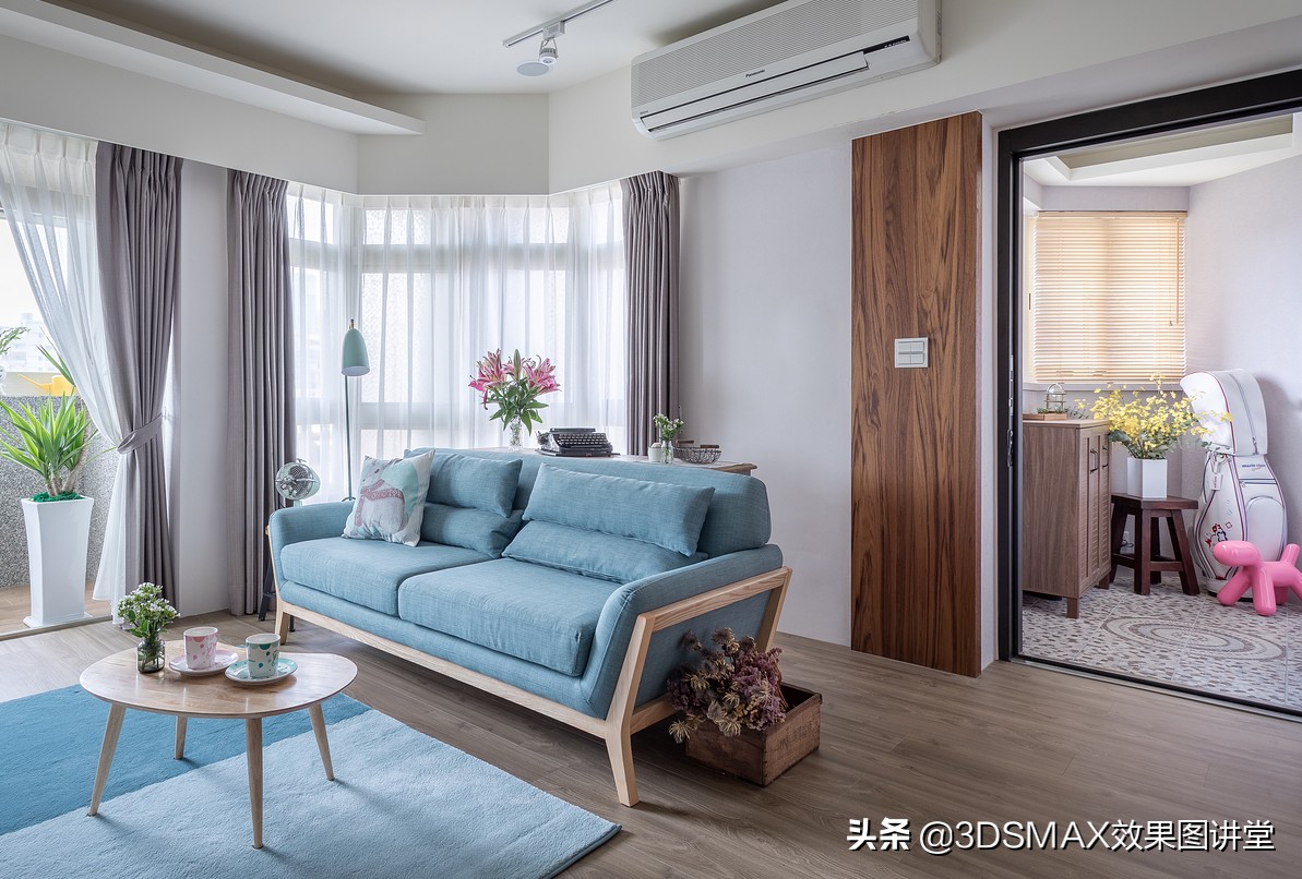 96平满溢温馨日系北欧混搭亲子宅,日式淡雅度假屋