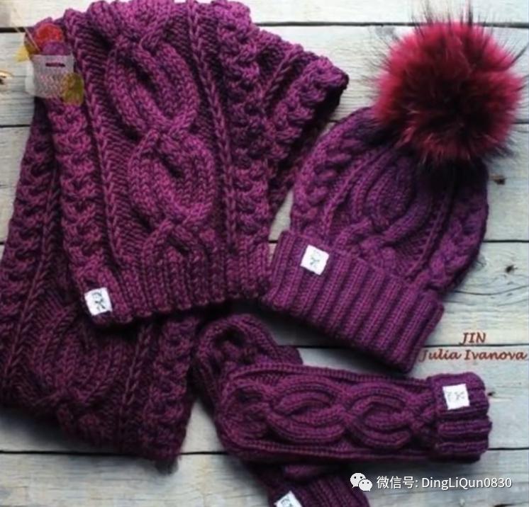 针织冬天的帽子,冬天针织帽子