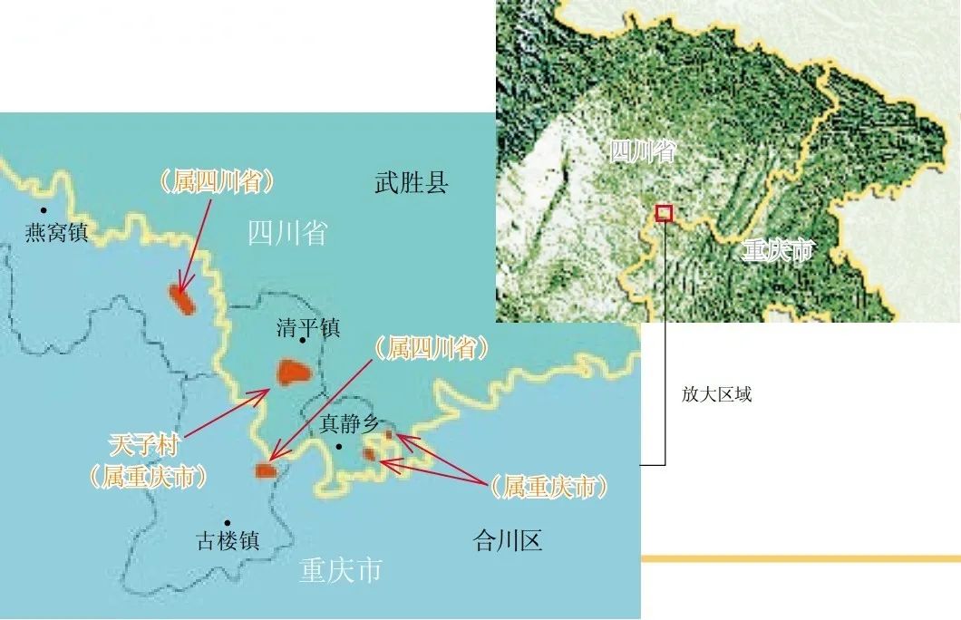 我国三块著名的跨省飞地,中国跨省市的飞地