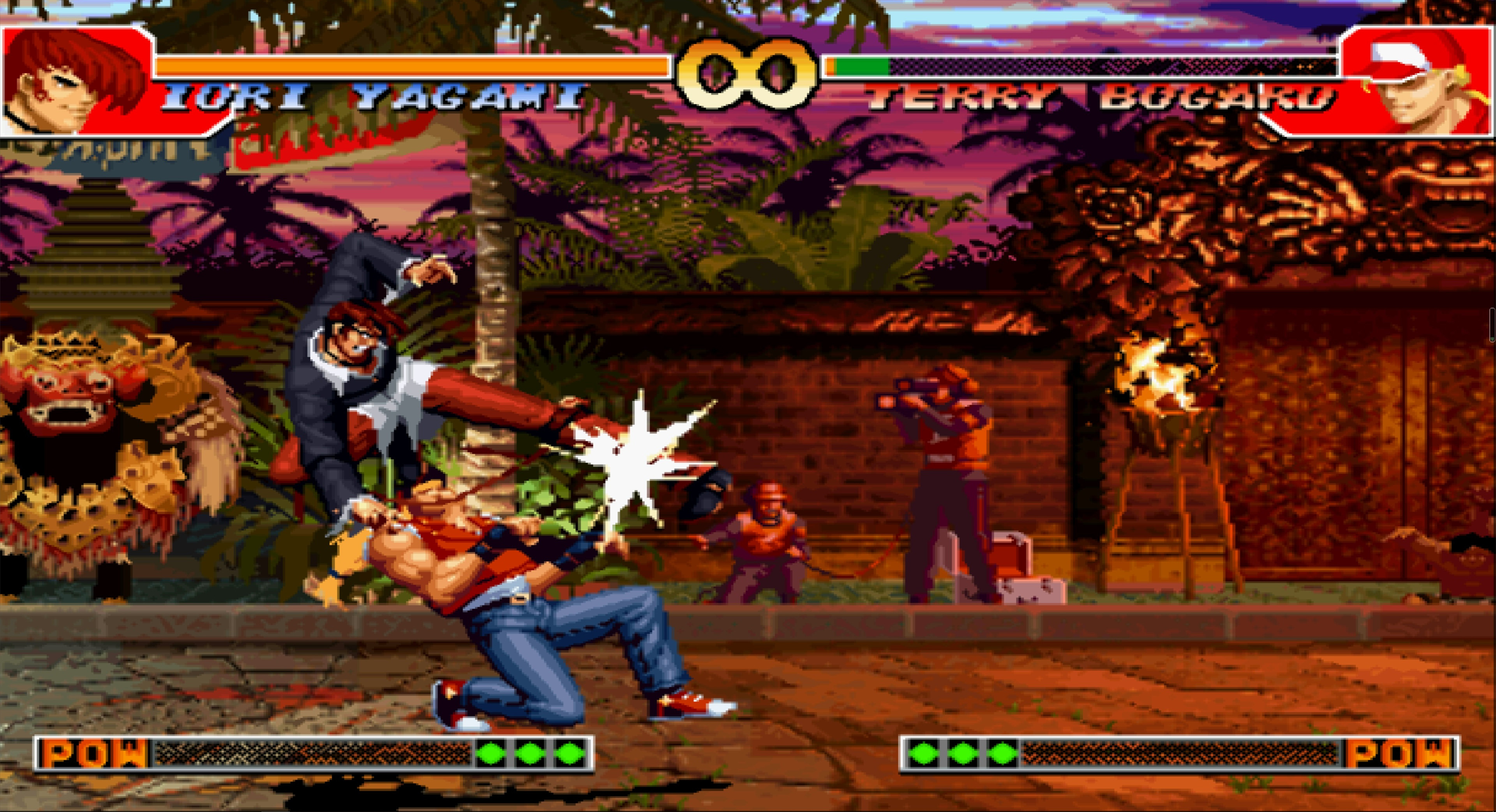 拳皇八神庵血之乱舞,拳皇八神庵最终奥义梦月洗礼