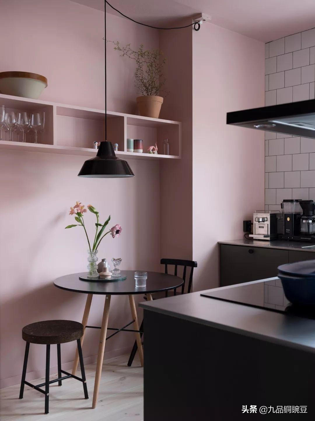 新中式客餐厅混搭风,餐厅装修家居混搭