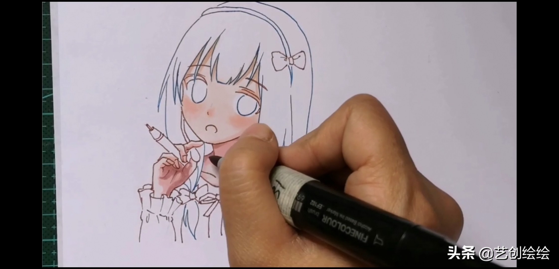 马克笔怎么画纱质的衣服,和泉纱雾马克笔配色