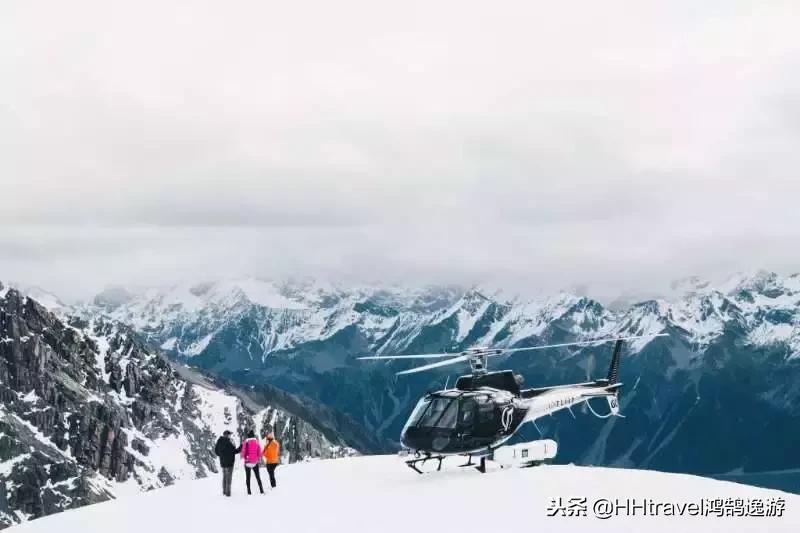 新西兰福克斯冰川旅行,新西兰乘直升机冰川旅游