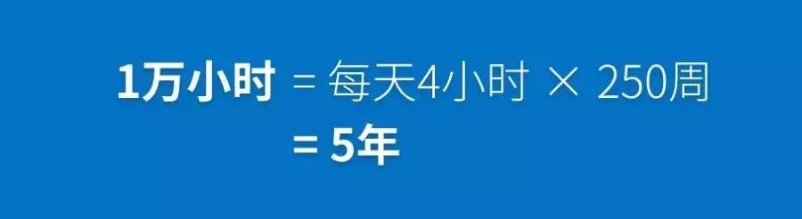 一万小时定律如何践行,一万小时成功理论
