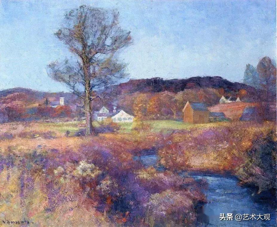 美国现代顶级风景油画作品欣赏,外国风景油画大师视频