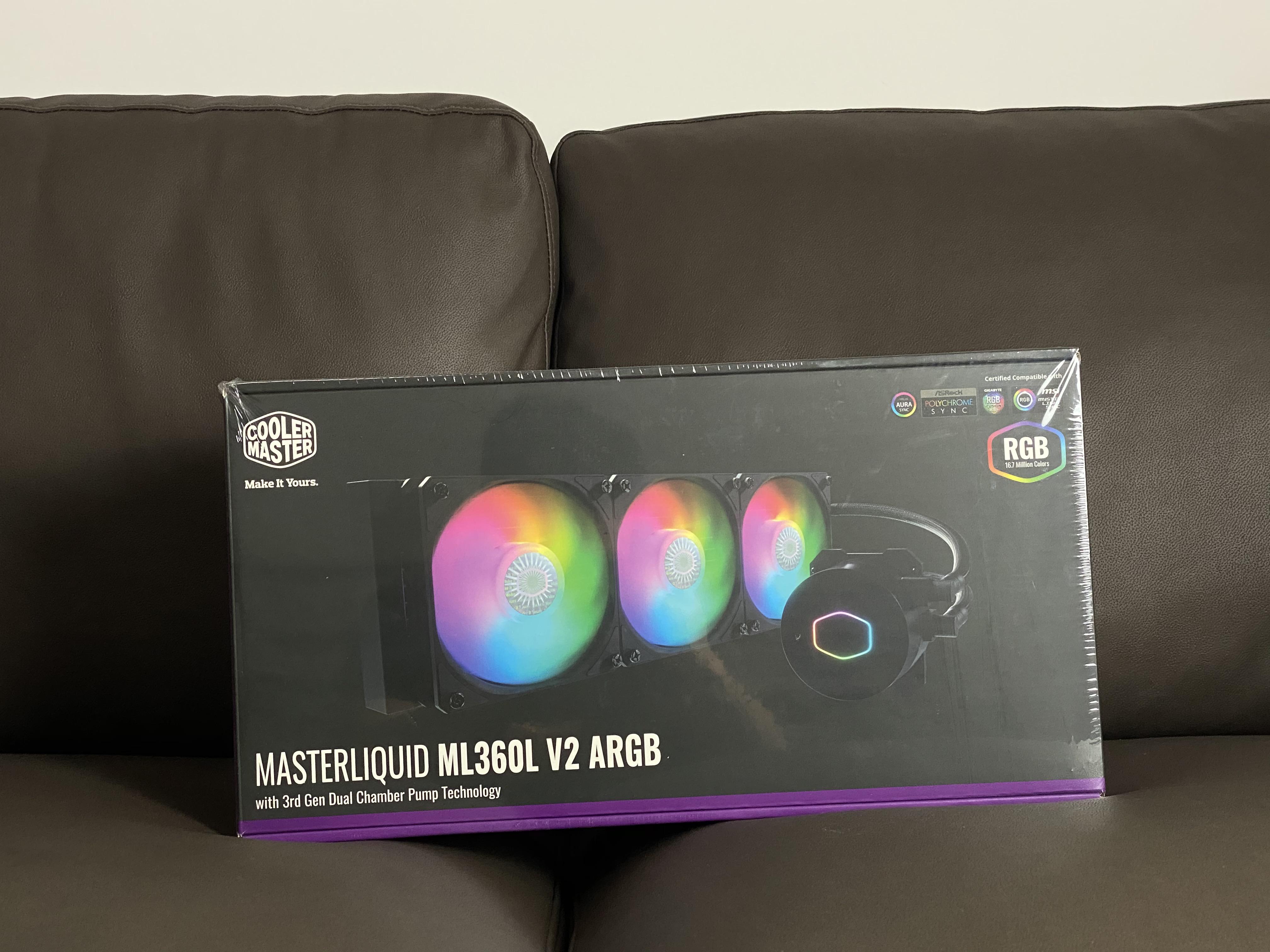 冰神b360水冷散热器评测,amd水冷