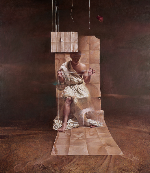 艺术名家郭北平油画肖像作品欣赏,当代名家油画图片大全