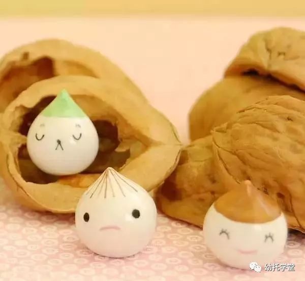 废物利用亲子手工制作坚果,创意坚果手工制作大全图片