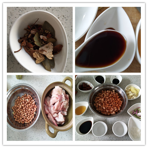 花生焖猪手电饭煲广东,砂锅花生炖猪蹄