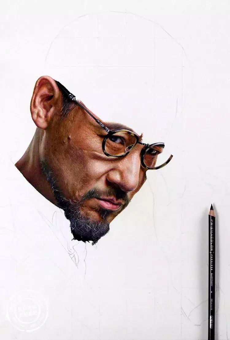 惊艳的彩铅画兔子,惊艳唯美的彩铅画