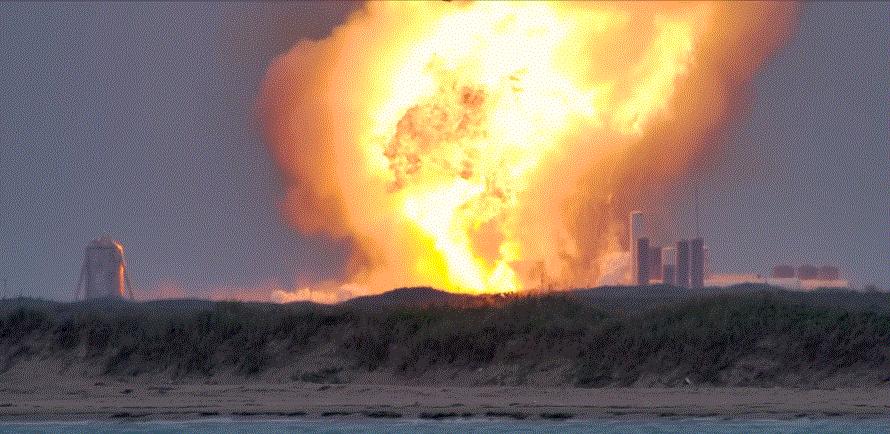 星舰爆炸瞬间马斯克,马斯克的星舰爆炸真的假的