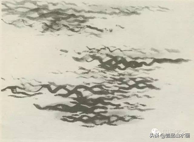 陆俨少画水视频,陆俨少画水