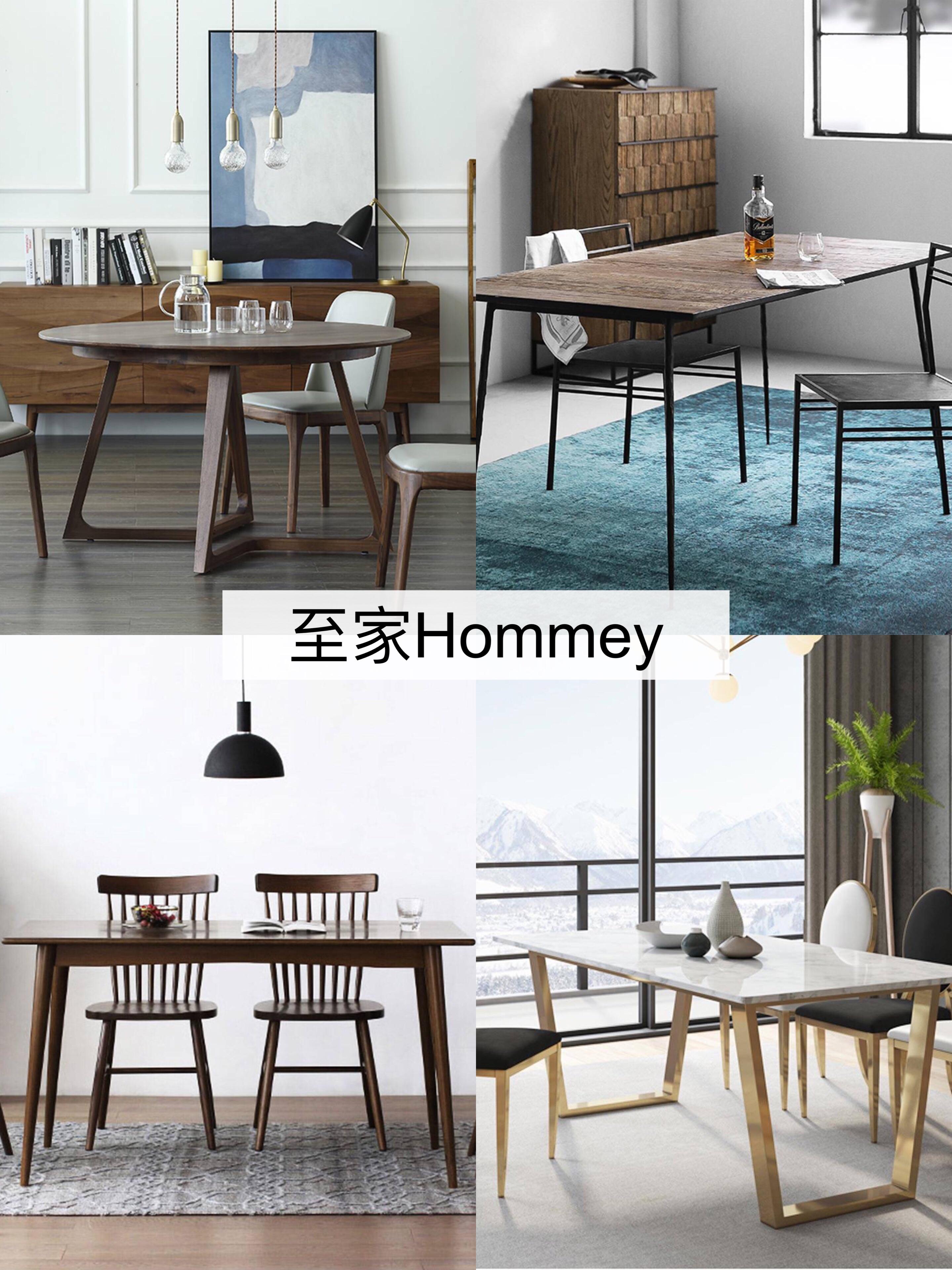 好看又实用的餐桌选购攻略,餐桌选圆餐桌还是长餐桌