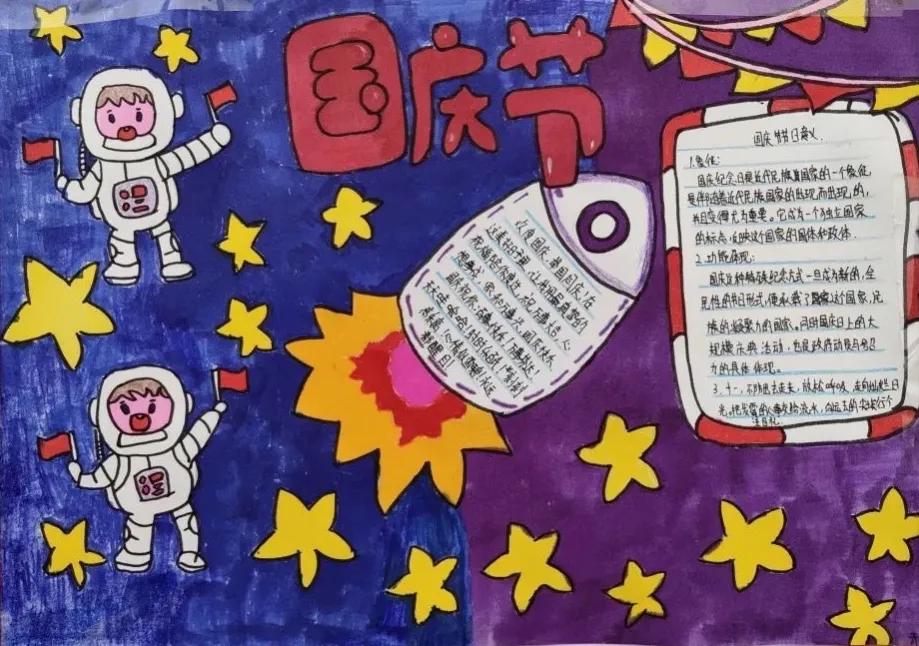 国庆节的手抄报初中图片,国庆节的手抄报初中大全