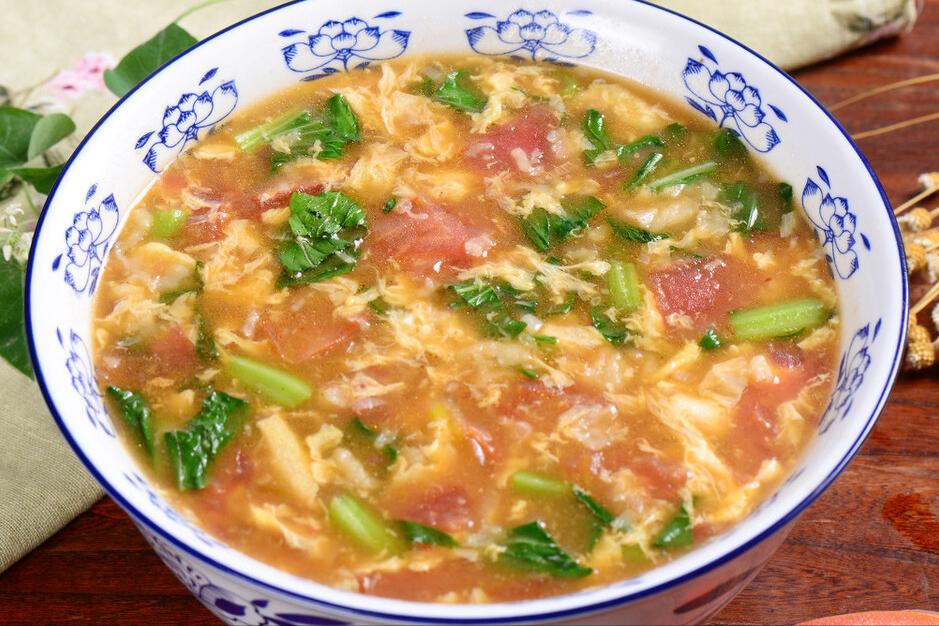 怎样制作的蛋花汤蛋花不会粘起来,做蛋花汤别急着倒蛋液