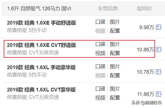 轩逸经典2024舒适版和2019款一样的,2022款经典轩逸自动舒适落地
