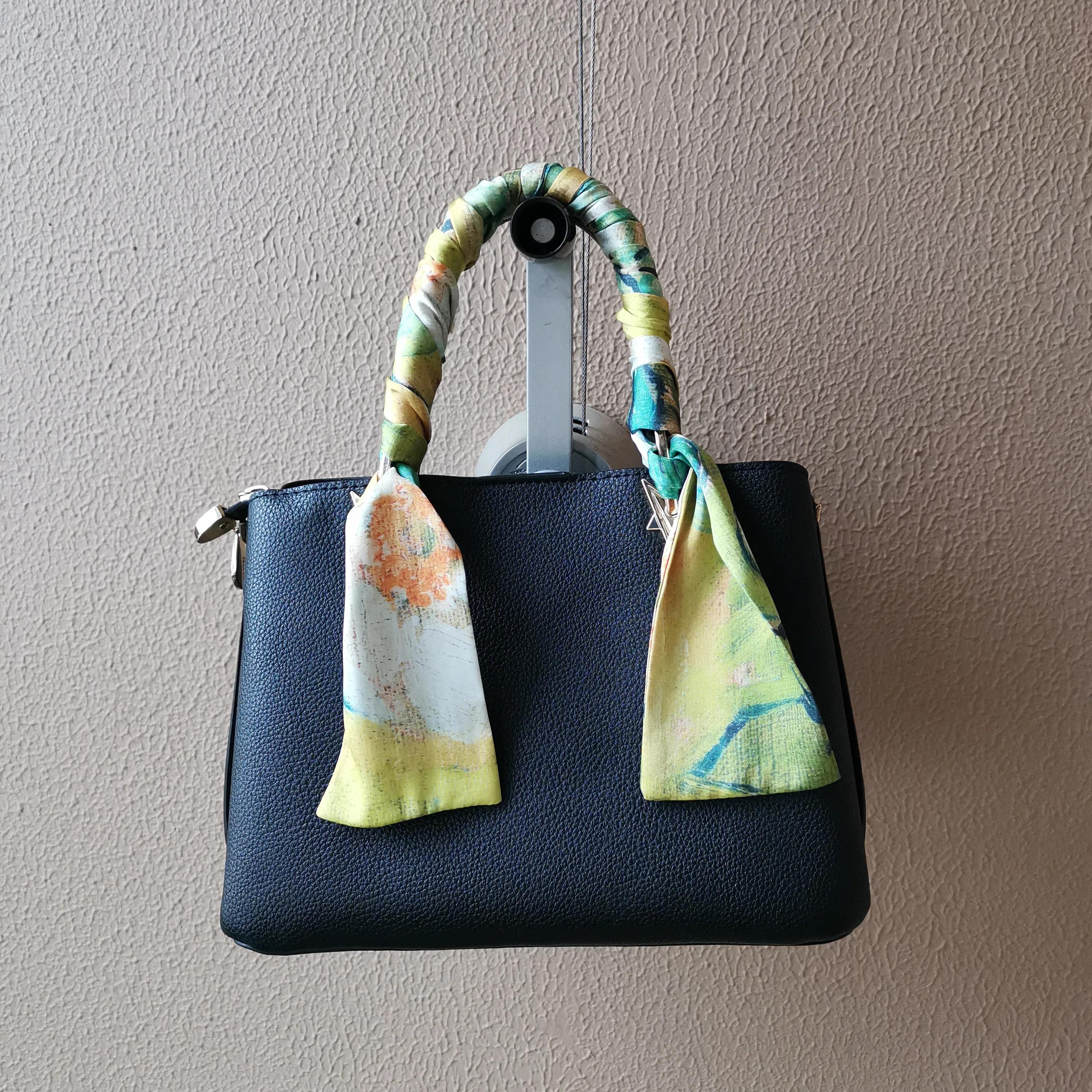 丝巾当腰带怎么绑,lv包丝巾绑法