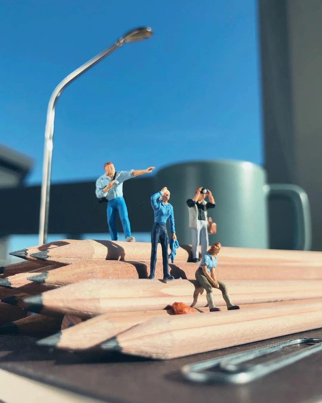 迷你版办公桌,森系书桌迷你世界