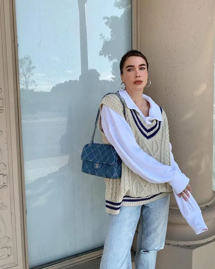 jennie同款提花高领毛衣,jennie同款开衫毛衣