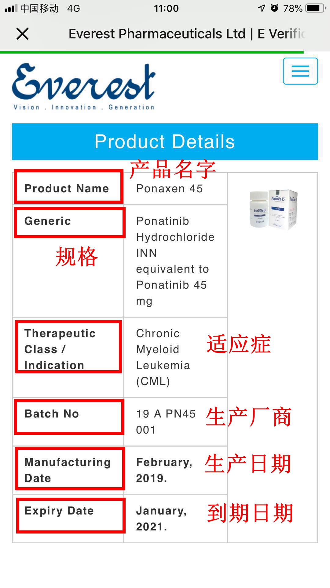 孟加拉珠峰制药产品验证真假教程