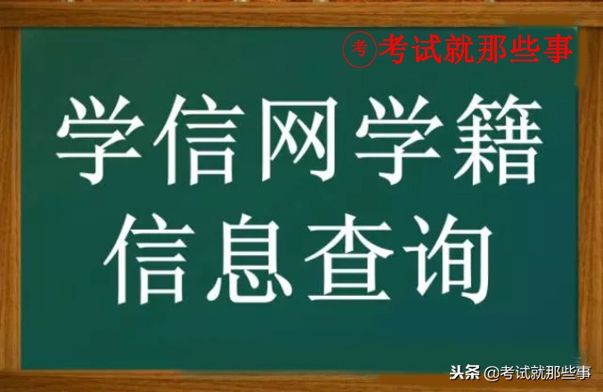 中小学学生学籍查询入口学信网,成人高考如何在学信网查询学籍