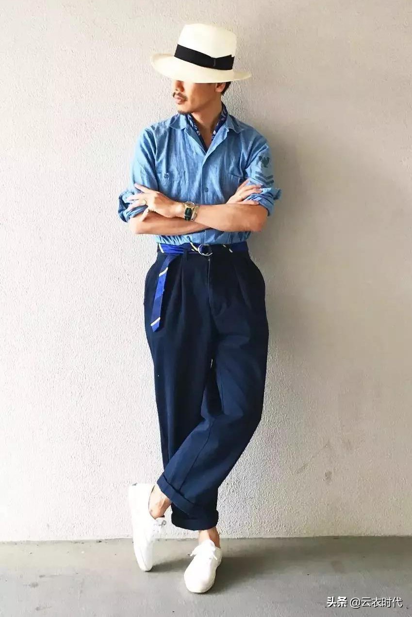 男士时尚简约双扣腰带,腰带男简约潮流时尚