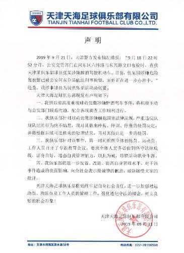天津天海张鹭简介,天津张鹭处罚决定