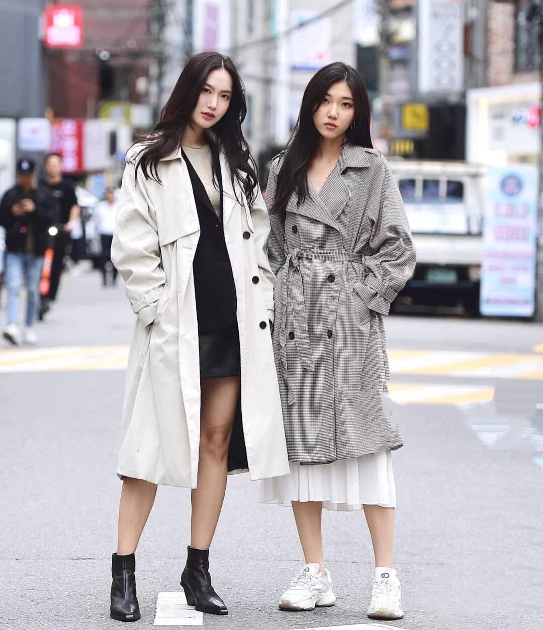 韩国女孩到底有多会穿,韩国秋季女装新款