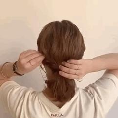 时尚编发教程让你瞬间气质满满,随意又时尚潮流的编发教程