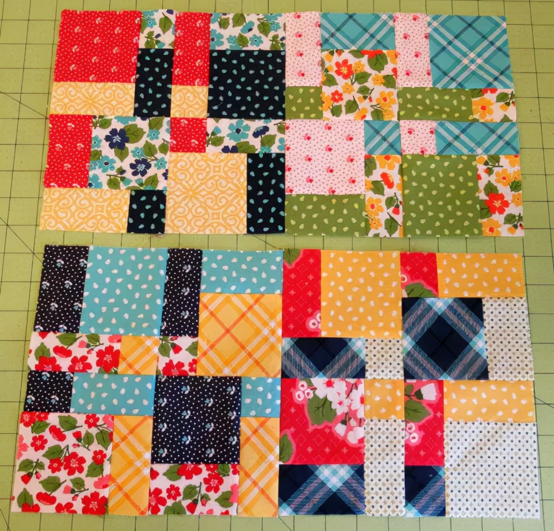 最简单的拼布被的方法,如何用碎布做成成品布