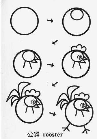 奥特曼儿童画画教程3-6岁简笔画,简单儿童画画教程8-12岁简笔画