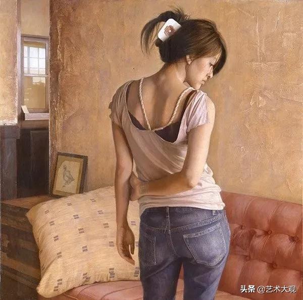 当代西方女画家油画赏析,日本大师级油画作品