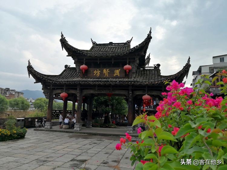 长汀县古街印象土特产,长汀古城异域风情