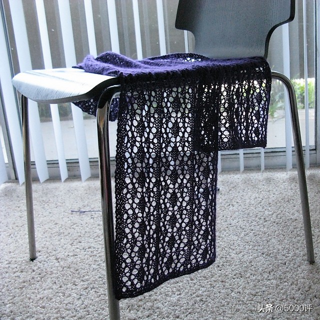 棒针编织围巾简单的,冰条线棒针围巾编织教程完整