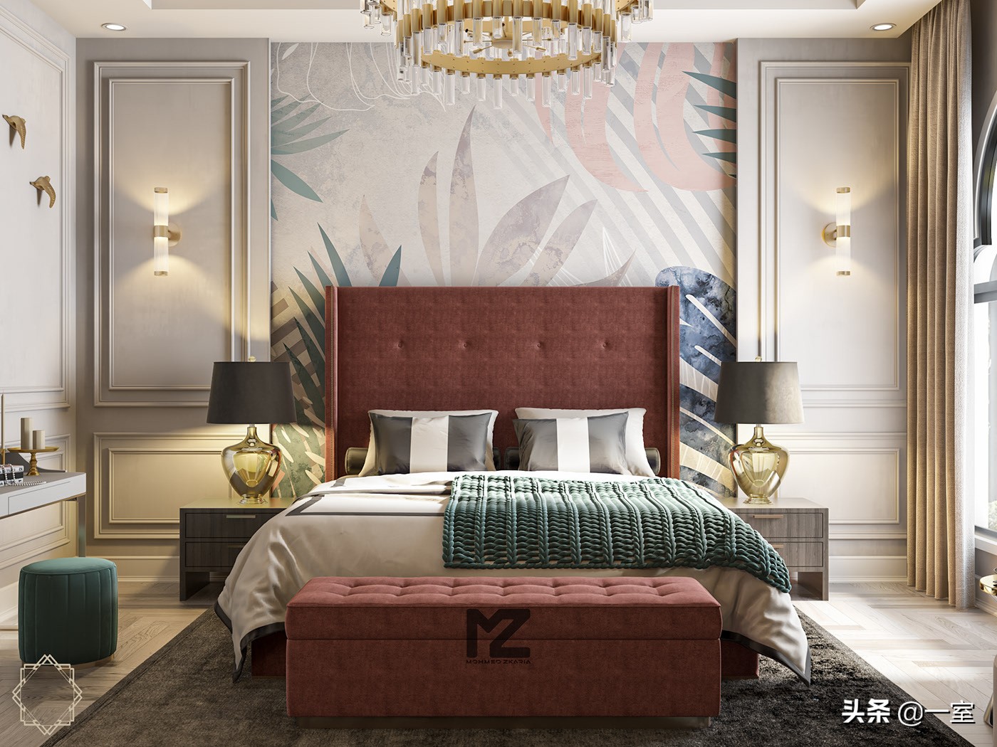 3.3米背景墙设计,客厅背景墙设计简约款