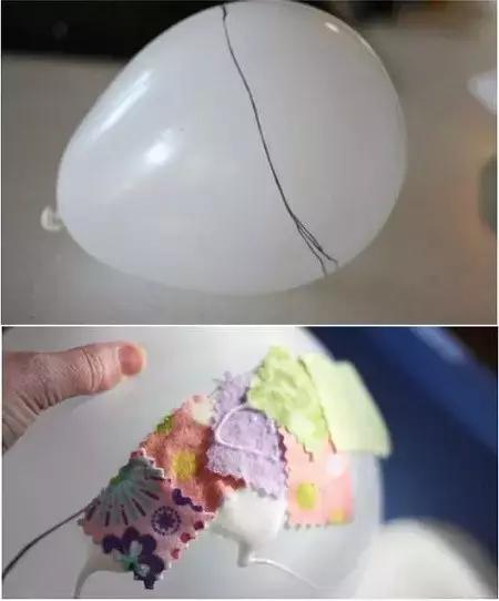 幼儿园气球手工贴画,气球创意手工