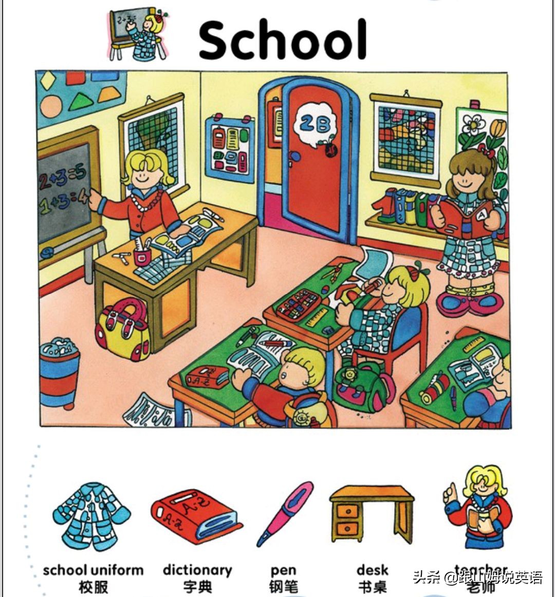 90幅图速记1000个初中英语单词,90幅图轻松记1000个单词