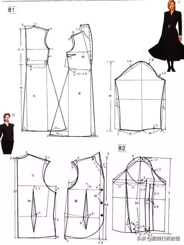 服装打版制版教程,打版纸样制版裁剪教程