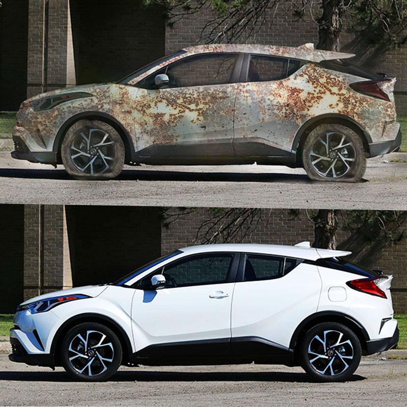 汽车车漆养护最好的方法,车子脏了简单洗一下