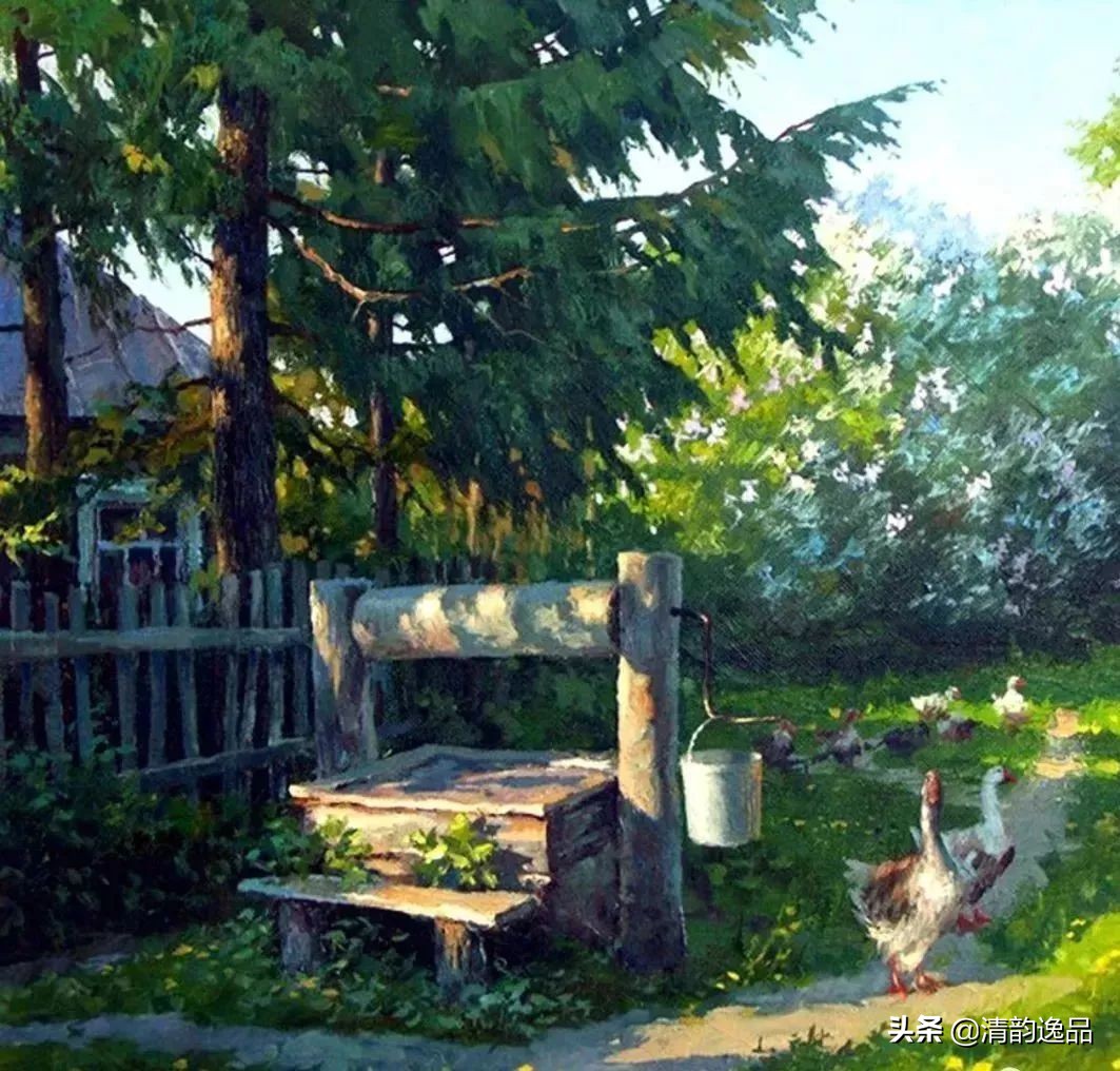 俄罗斯画家经典油画风景作品欣赏,俄罗斯艺术家尤金油画