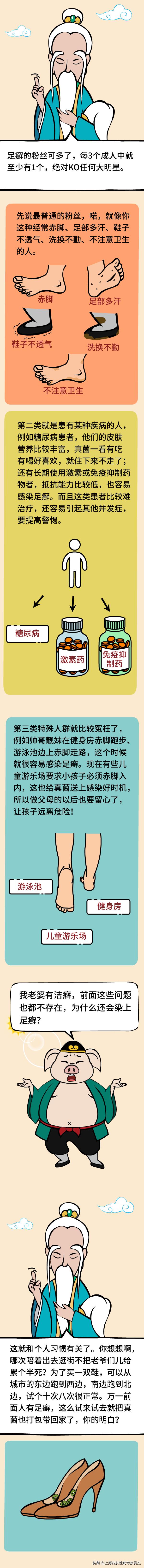 医道西游---“可以排毒”的“脚气”(足癣),是如何传染的?