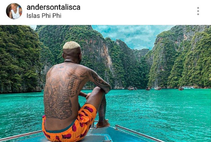 继续度假！25岁外援去巴厘岛后赴泰国游玩，恒大9月份只有3场比赛