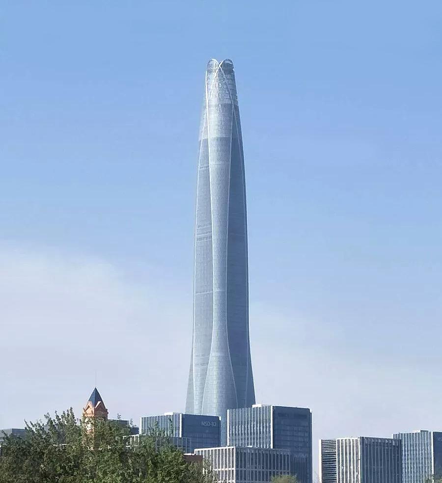 全球第七高楼天津周大福金融中心,世界第一大摩天大厦