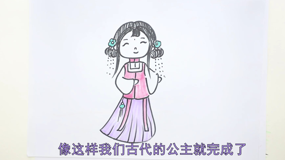 古代公主怎么画简单又漂亮的步骤,古代公主怎么画简单三年级
