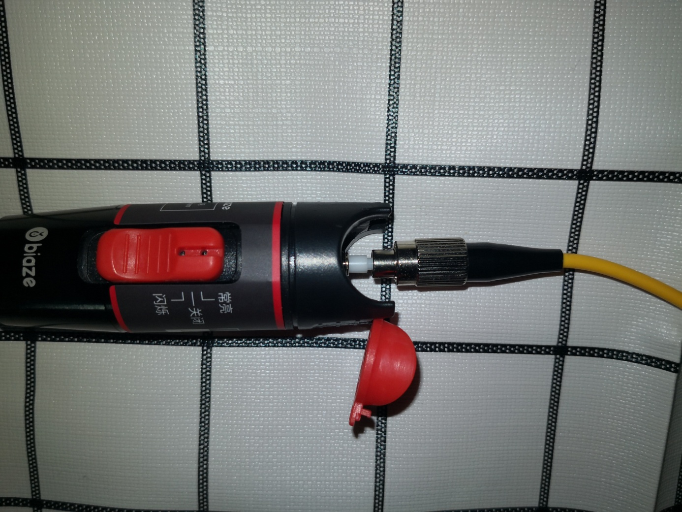 看到红点,线路通畅-毕亚兹光纤探测器评测