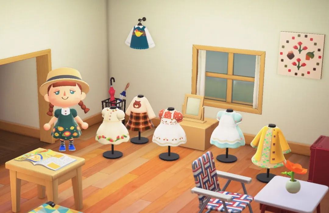 动物之森公主裙设计,动物之森设计和服