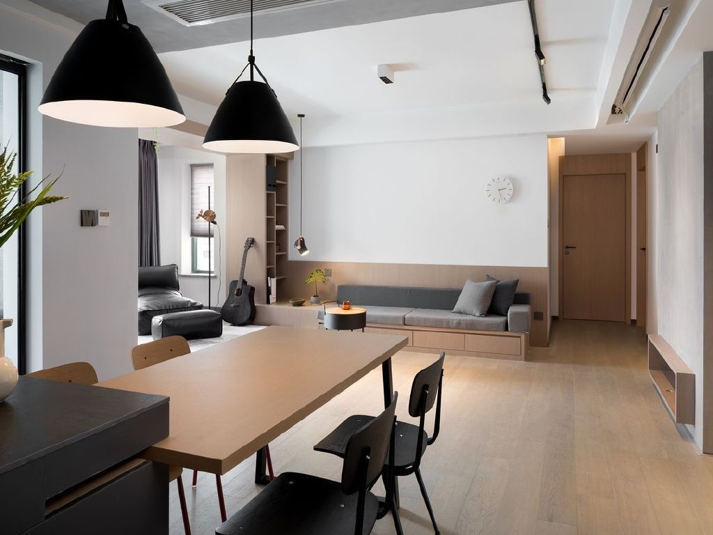 90年代经典设计,90平方二层现代风设计图