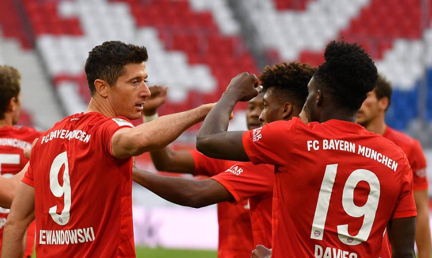 拜仁5比1大胜阿森纳视频,拜仁5-2击败达姆施塔特