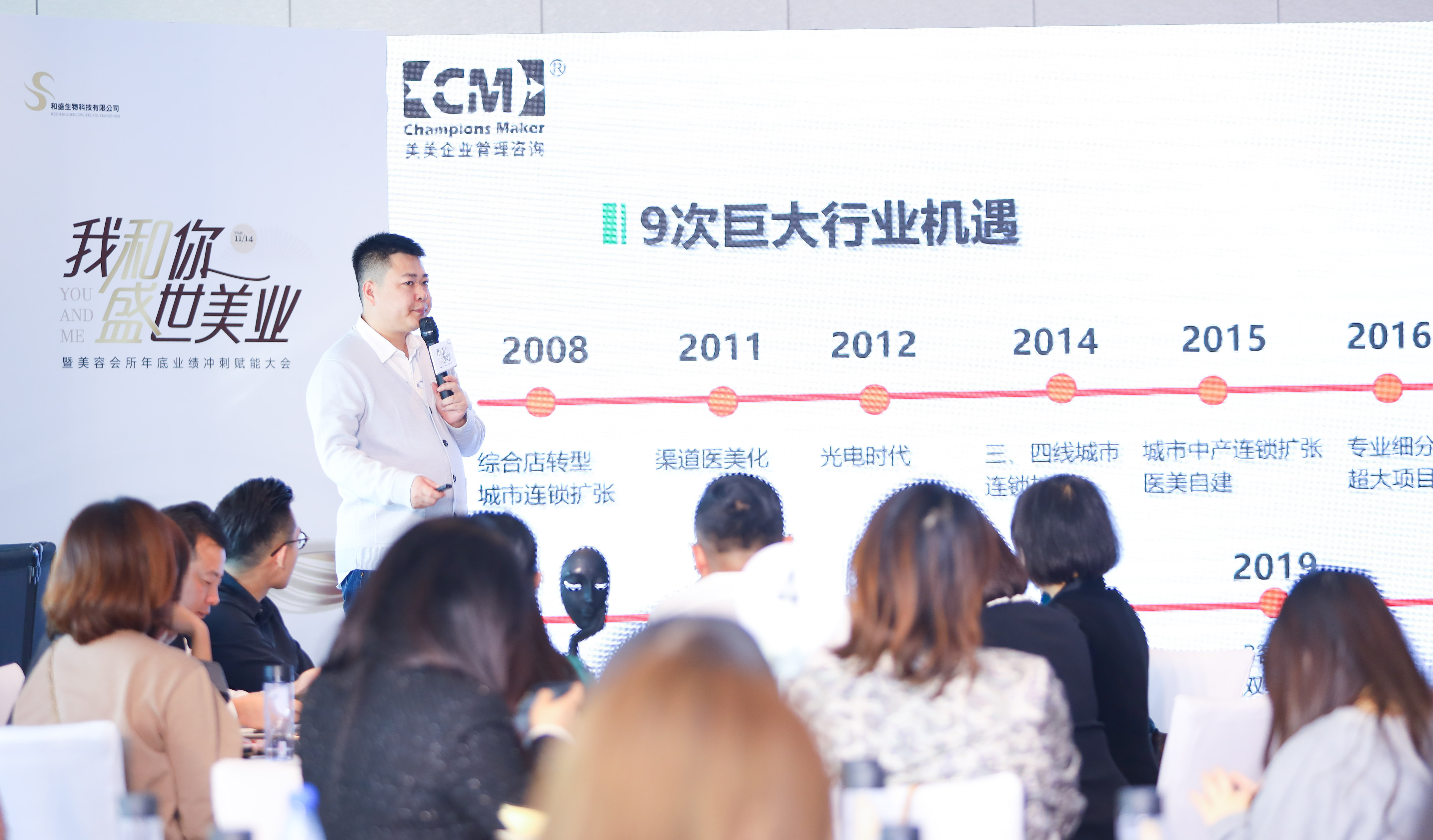 我和你盛世美业暨美容会所年底业绩冲刺赋能大会在长举行